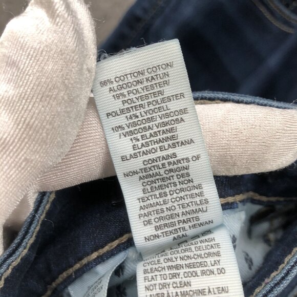 Lucky Brand Stella Skinny Jean Womens 6 / 28 Blue Low Rise Lightweight Stretch - Picture 11 of 13